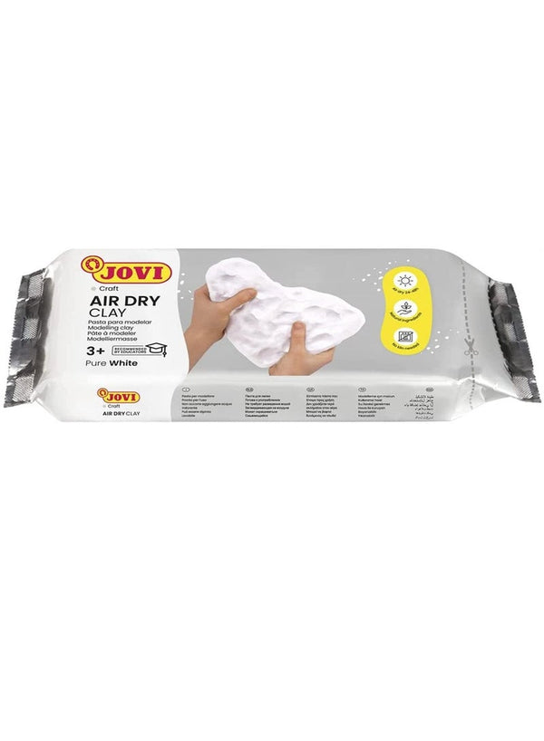 JOVI 6-Piece Air Dry Modelling Clay 250gm White