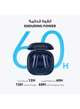 P40i by Anker, Noise Cancelling Wireless Earbuds, Adaptive Noise Cancelling to Environments, Heavy Bass, 60H Playtime, 2-in-1 Case and Phone Stand, IPX5, Wireless Charging, Bluetooth 5.3 - Blue 2
