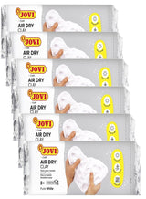JOVI 6-Piece Air Dry Modelling Clay 250gm White 4