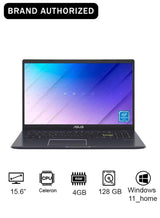 Vivobook Go 15 (E510KAB) 笔记本电脑，配备 15.6 英寸显示屏、赛扬 N4500 处理器、4GB 内存、128GB eMMC 存储、集成显卡，预装 Windows 11 英文/阿拉伯文操作系统，星空黑配色。 1
