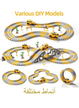 CHU DAI Race Tracks Toys Sets for Boys Kids, Construction Electric toy car , Christmas Birthday Gifts Toys for 3 Year Old Boys and up.(140PCS) 3