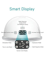 Paruu P16 Hands-Free Electric Wearable Breast Pump With Strong Suction, Low Noise, 4 Modes And 12 Levels, 19/21 MM Insert Accessories, 2 Pieces 1