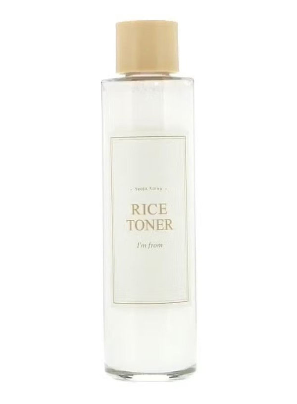 I'M FROM Rice Toner, Milky Toner for Glowing Skin, 77.78% Korean Rice, Glow Essence with Niacinamide, Hydrating for Sensitive, Dry, Dull, Combination Skin, Vegan, Fragrance Free, Glass Skin 150ml