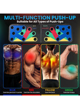 Lukadah Push Up Board for Men & Women, Multi-Function Foldable Press Board, Muscle max Push Up Handles, Fitness Strength & Exercise Training Equipment for Home Workout | Portable Gym For Chest, Abdominal 2