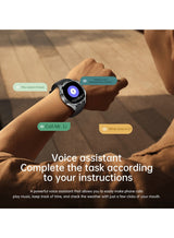 Men's Smart Watch, 1.53-Inch High-Definition Touch Large Screen, GPS Positioning, Bluetooth Call, Health Monitoring, IP67 Waterproof Sports Smartwatch, WATCH5PRO Tape Black 4