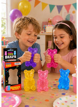 DAT Squishy Gummy Bear Stress Relief Toy | Soft Translucent Fidget Squeeze Sensory Toy for Kids & Adults 4