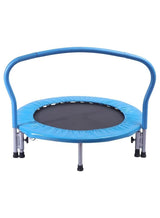 Sky Land Fitness 36" Jumping Trampoline For Kids | Fitness Rebounder With Removable Foam Handle & Safety Pad/Bungee Cords, Stable & Quiet Exercise Rebounder For Indoor & Outdoor, EM-8101 1