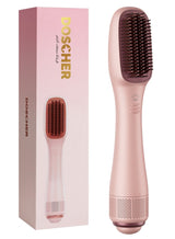 DOSCHER Hair Dryer Brush Ceramic Dryer,Styler and Straightener 1200W Pink/Rose Gold 1