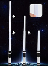 GROIC 2pcs Dueling Lightsaber, 2-in-1 Retractable Lightsaber, 7-color Light-up Sword Toy, Children's Dress Up Accessories, Cosplay Props 3