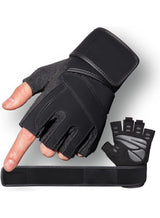 PYC Workout Gloves Mens and Women Weight Lifting Gloves with Wrist Support for Gym Training, Full Palm Protection for Fitness, Weightlifting, Exercise, Hanging, Pull ups 6