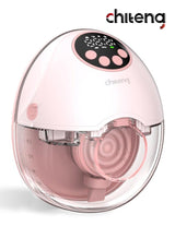 chiteng Electric Breast Pump, Wearable Breast Pumps with 4 Modes 12 Levels, Hands Free Breastfeeding Pumps, Wireless Hospital Grade Quiet Anti-Leaking with Voice Broadcast, Breast Pump Low Noise with Smart LED Display, 1 Piece 5