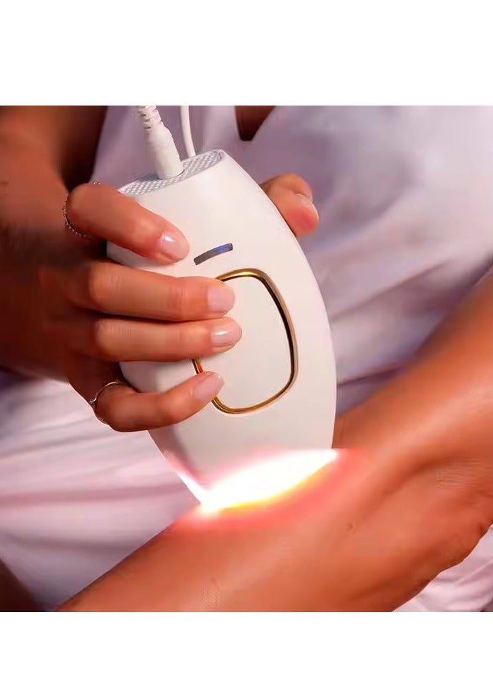 IPL Hair Removal System - Permanent Laser Hair Removal at Home for Face, Body, Bikini Line - Hair Removal Device for Painless Hair Reduction in Women and Men