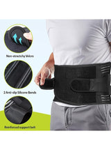 Back Brace for Lower Back Pain Women Men Lumbar Support Back Brace Belt for Sciatica, Scoliosis, Herniated Disc Adjustable Straps, Large 4