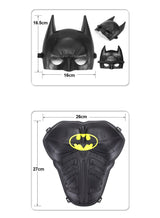 Batman Kids Cosplay Costume Set -Boy's Halloween Cape Cloak + Mask | One-Size 100-140cm | Birthday Gift | Role Play for Girls/Boys 2
