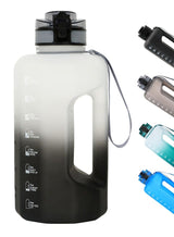 GEMFUL 2l Big Water Bottle 2 Litre with Handle Leak Proof BPA Free Large Capacity Daily Drinks Jug for Gym Fitness Sport Outdoor 1