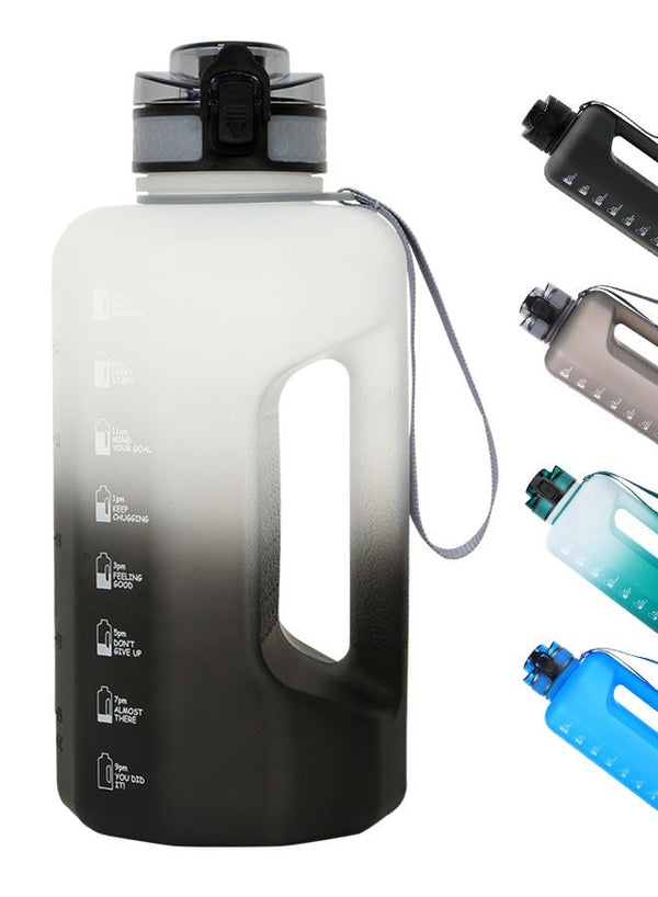 GEMFUL 2l Big Water Bottle 2 Litre with Handle Leak Proof BPA Free Large Capacity Daily Drinks Jug for Gym Fitness Sport Outdoor