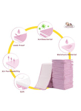 Cute 'n' Cuddle Pack Of 30 Disposable Changing Soft Ultra Absorbent Waterproof Diaper Mess-Free Changing Mat Liners Baby Changing Mat Cover Bed Pads, Pink, 60 CM X 45 CM 3