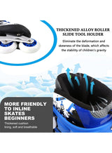 Arabest Adjustable Size Roller Skates, Inline Roller Skates for Kids, Light Up Single Row Skate Shoe, Adjustable Size Roller Skates, Inline Roller Skates for Kids, Light Up Single Row Skate Shoe 3