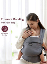 Momcozy Baby Carrier Newborn To Toddler - Ergonomic, Cozy And Lightweight Infant Carrier For 7-44Lbs, Effortless To Put On, Ideal For Hands-Free Parenting, Enhanced Lumbar Support 3