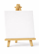 Dozen Artist Canvas with Wooden Easel for Painting – Premium White Cotton Stretched Canvas Board, Blank Painting Canvas for Acrylic Oil Watercolor, Art Canvas Set for Kids, Beginners, Students & Professional Artists, Art Supplies for Home School 6