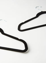 Noon East 50 Piece Non-Slip Ultra Slim Velvet Hanger, Set Made In Sturdy Material For Closet Organization in Black, 44.5x23.5cm 4