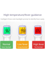 Gonice One-Click Non-Contact Infrared Thermometer with 3-Color Fever Alert, 1-Second Measurement & Multi-Use Function 3