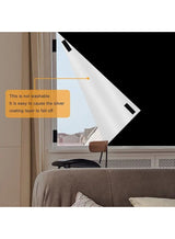 ONETO Portable Blackout Curtains With Self Adhesive Tape Travel Cuttable Sunscreen Shade Drapes For Bedroom Living Room Bathroom And Attic Blackout Curtains Width 145 cm Length 200 cm 2