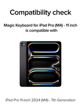 iPad Magic Keyboard for iPad Pro 11-inch (M5 and M4), Great Typing Experience, Built-in Trackpad, Function Row - Interntational English - Black 1