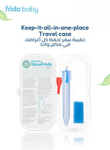 fridababy NoseFrida Snotsucker Nasal Aspirator | Made in Sweden | Baby Nose Cleaner with Hygienic Filters | BPA-Free, Safe, Easy to Clean | in Travel Pack | Mucus Remover 3
