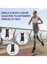 PYC 2 Piece Ankle Protector Adjustable Compression Ankle Support Brace For Running Sports Football and Basketball 4