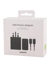 45W Power Adapter with USB-C Cable 5A 1.8m Super Fast Charging for Compatible Devices Black 5