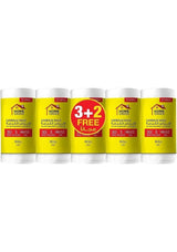 HOME CHOICE 5 Gallons, Pack of 150-Pieces, Size 45x52 cm(30 Trash Bags X 5 Rolls), Bio-degradable Garbage Bags Rolls, Bin Liners 6
