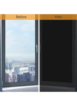 ONETO Portable Blackout Curtains With Self Adhesive Tape Travel Cuttable Sunscreen Shade Drapes For Bedroom Living Room Bathroom And Attic Blackout Curtains Width 145 cm Length 200 cm 3
