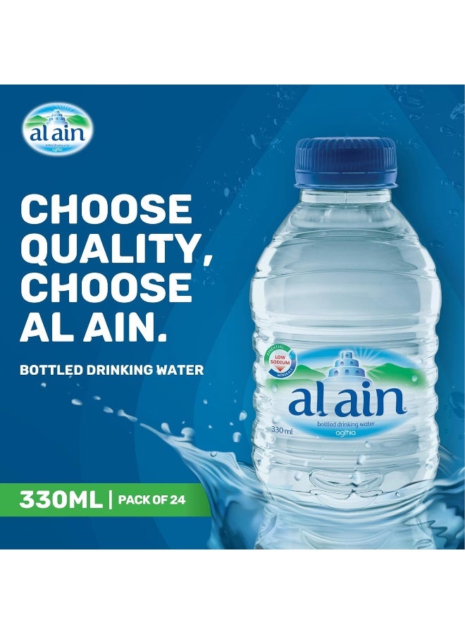 Al Ain Alain Bottle Drinking Water, 24 X330 ML