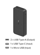 20000mAh 高速充电技术移动电源 18瓦 黑色 2