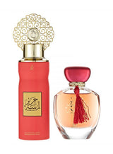 ARABIYAT Lamsat Harir Gift Set (1 x EDP 100ml, 1 x Perfumed Body Spray 200ml) 2