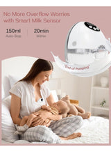 chiteng Hands Free Breast Pump - Wearable Breast Pumps with 4 Modes 12 Levels, Portable Breast Pumping for Work Travel Night with Leak-Proof Flange, Ideal for Breast Pump, 1 Piece 2