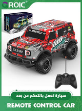 GROIC Remote Control Car, 1/24 Scale Light Up Racing Car Toys, RC Car for Kids with Cool Led Lights, Hobby RC Cars Toys,Wireless Off-road Vehicle,Remote Control Off-road Vehicle 5