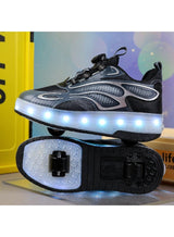 MIXSNOW Shoes with Wheels LED Light Shoes Skate Shoes Kids Gifts Boys Girls Shiny Roller Skates 2