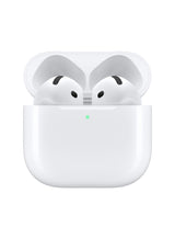 AirPods 4 无线蓝牙耳机，个性化空间音频，防汗防水，USB-C 充电盒，H2 芯片，电池续航时间长达 30 小时，轻松设置，适用于 iPhone 白色 2