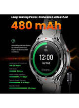 GPS Smart Watch for Men Waterproof 1.43 Inch AMOLED Display Fitness Activity Tracke with Sleep Monitoring suitable for Android iOS 4