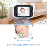 Hellobaby Hello Baby - 3.2-inch Color LCD Screen Video Baby Monitor W/ Remote Camera 1
