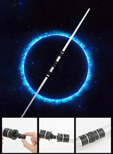 GROIC 2pcs Dueling Lightsaber, 2-in-1 Retractable Lightsaber, 7-color Light-up Sword Toy, Children's Dress Up Accessories, Cosplay Props 4