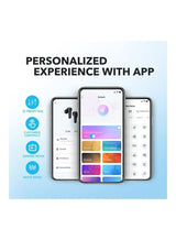 P20i 蓝牙耳机，10mm 驱动单元，重低音真无线耳塞，30 小时续航，IPX5 防水，双麦克风支持 AI 清晰通话，22 种预设均衡器，可通过 App 自定义设置，黑色 3