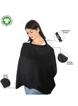 Moon 100% Organic Fabric Durable Lightweight Nursing Privacy Cover Wraps Burp Cloth 2