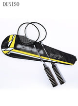 DUNISO Badminton Rackets Set 2 Player Badminton Rackets Lightweight Badminton Racquet with 3 Shuttlecocks and 1 Carrying Bag,Badminton Backyard Games for Outdoor,Garden,Beach,Family Fun Game 4