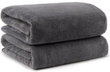 CHU DAI Microfiber Bath Towel 70*140cm, Soft, Durable, Super Absorbent and Fast Drying, Grey 1