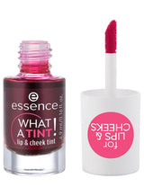 Essence What A Tint Lip and Cheek Tint | Kiss from a Rose | Natural Finish | Long Lasting Vegan Formula | Lightweight Organic Tint for Lips and Cheeks | Cruelty Free Makeup | 4.9 ml (Pack of 1) Kiss From A Rose 2