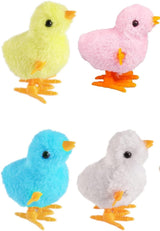 Kibe Jumping Chick 2-Pack Wind Up Toys Novelty Chicken Hopping Windup Toy for Kids Toddlers Party Favors Goody Bag Fillers Gifts(2 random colors) 6