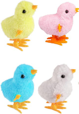 Kibe Jumping Chick 2-Pack Wind Up Toys Novelty Chicken Hopping Windup Toy for Kids Toddlers Party Favors Goody Bag Fillers Gifts(2 random colors) 5